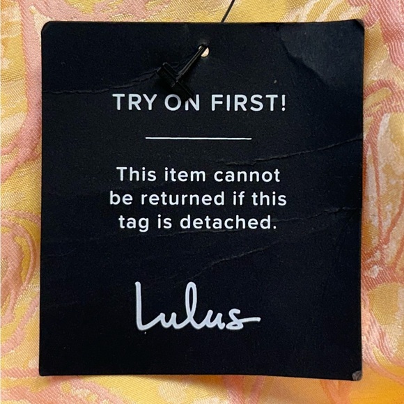 NWT Lulus Meet for Tea Yellow Jacquard Bustier Midi Dress with Pockets, Large - Picture 13 of 16